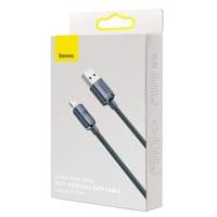 Кабел Baseus CAJY000001 Crystal Shine USB Type A към Lightning, 2.4A... - 2