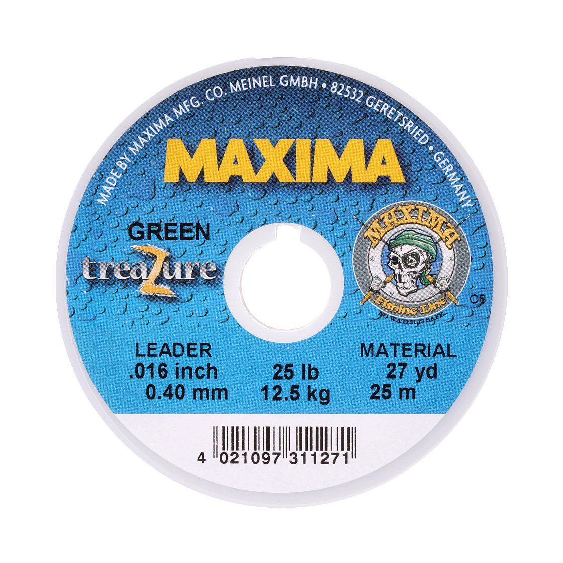 Типет Maxima Treazure Tippet Green 25 m