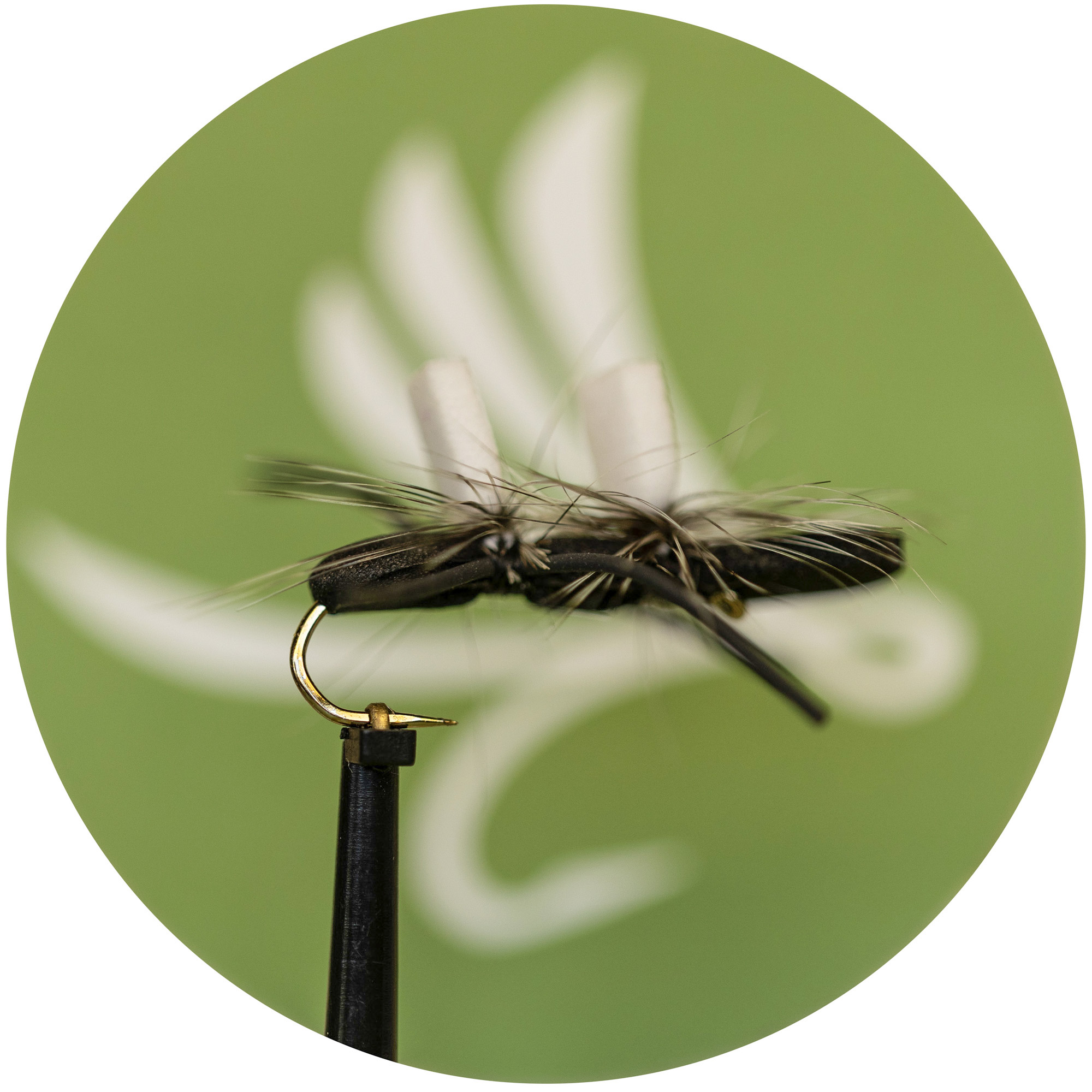 Double Hackle Chernobyl Ant