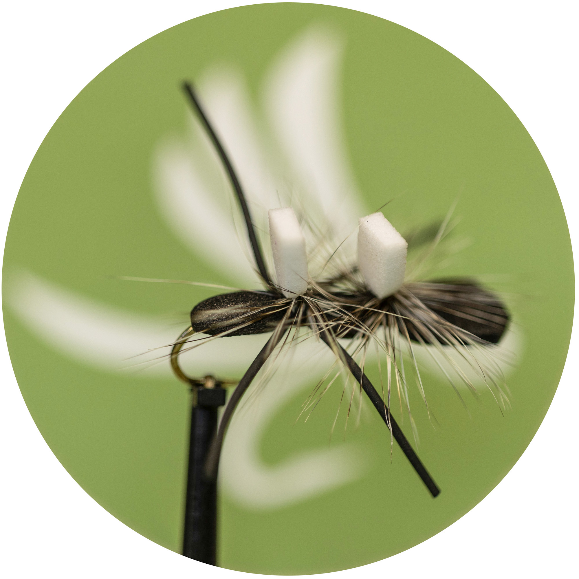 Double Hackle Chernobyl Ant
