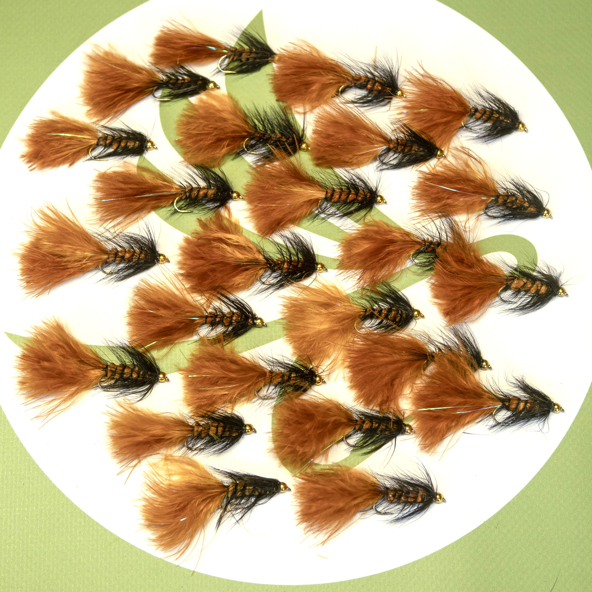 Gold Bead Woolly Bugger Brown