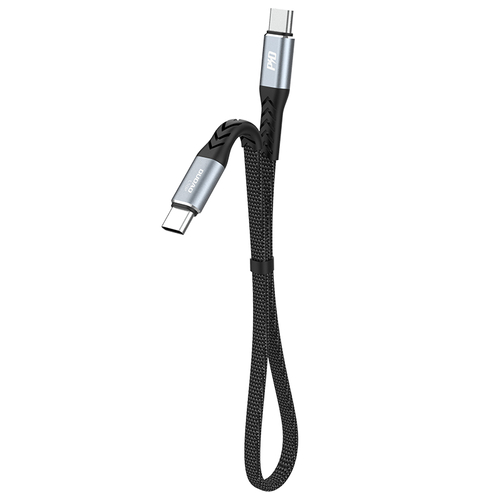 Кабел L10C 5A 0.23m USB Type C - USB Type C PD100W черен