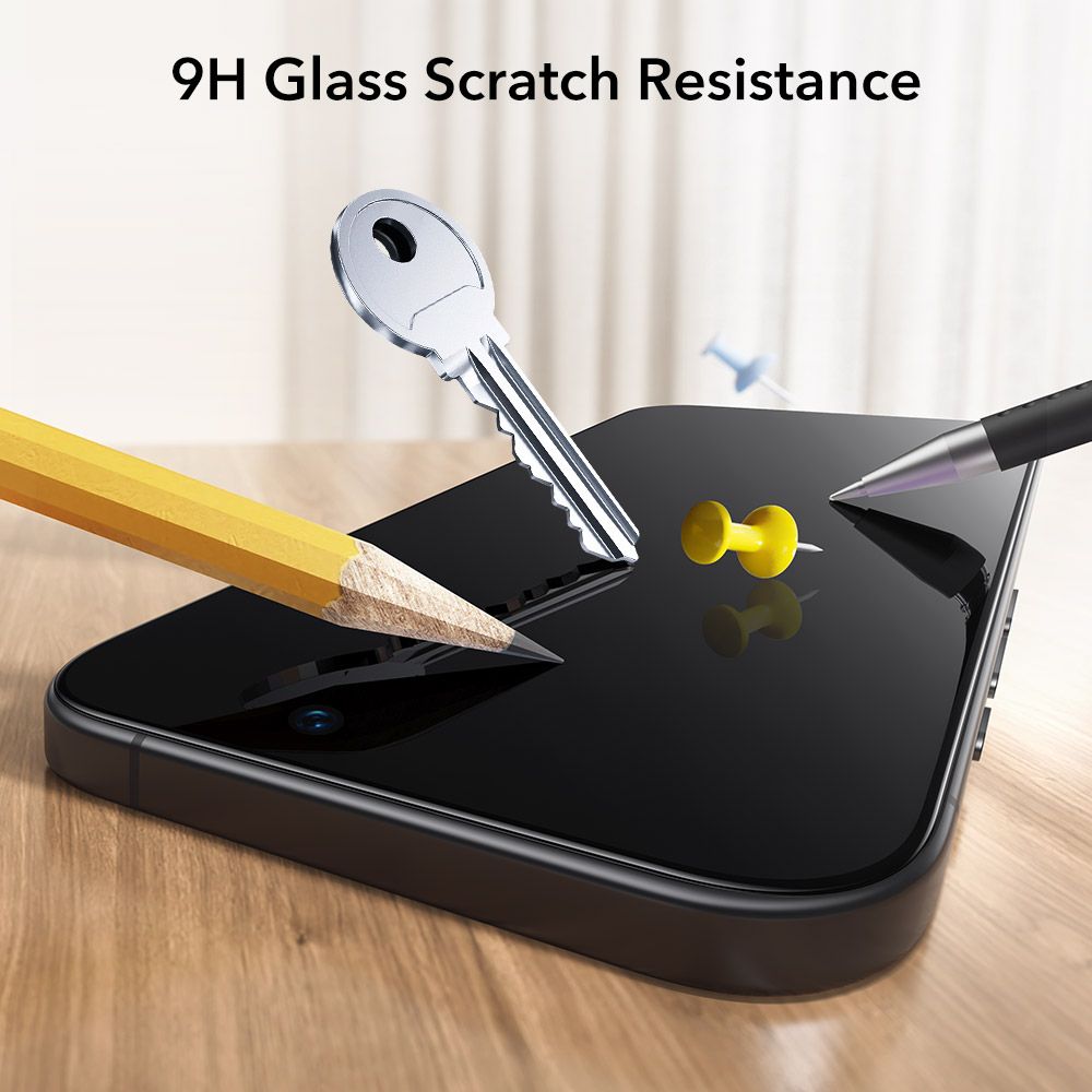Комплект закалено стъкло от 2 броя за iPhone 16 Pro/17