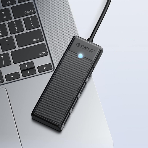 Хъб PAPW4A-C3 USB 4-портов 4x USB-A 3.0 0.15 м - черен