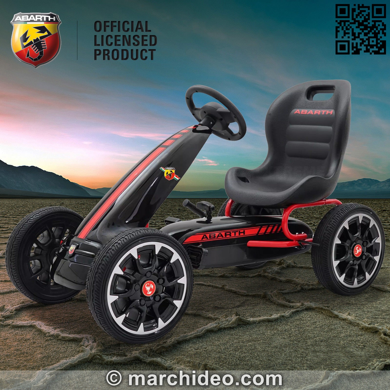 Abarth pedal go kart