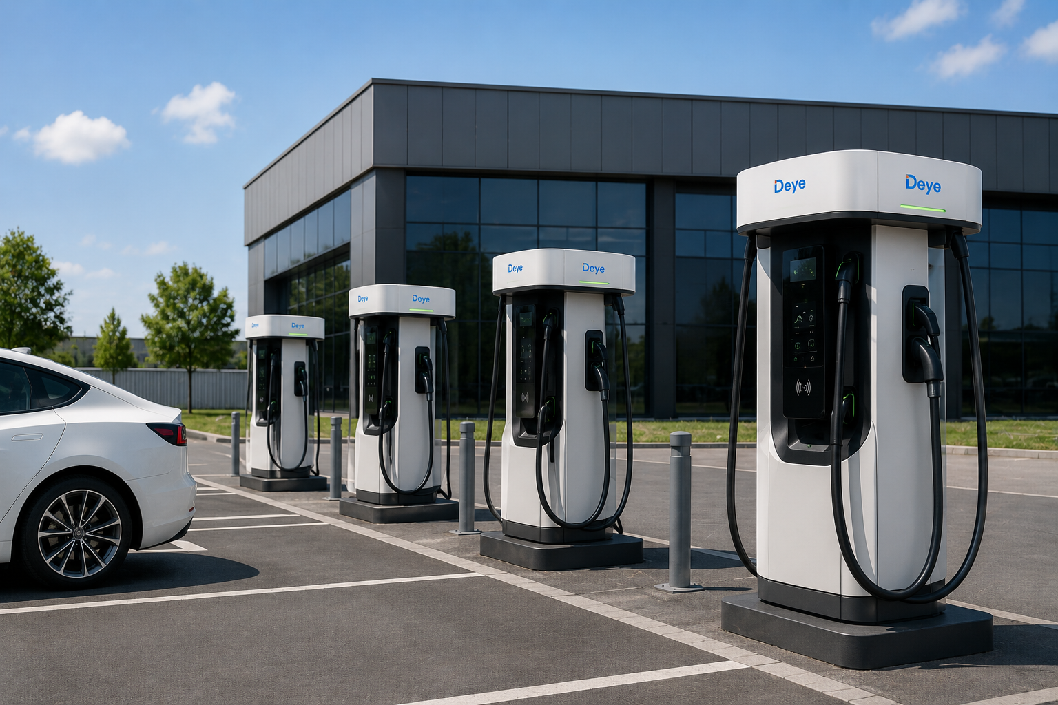 EV зарядна инфраструктура за бизнес