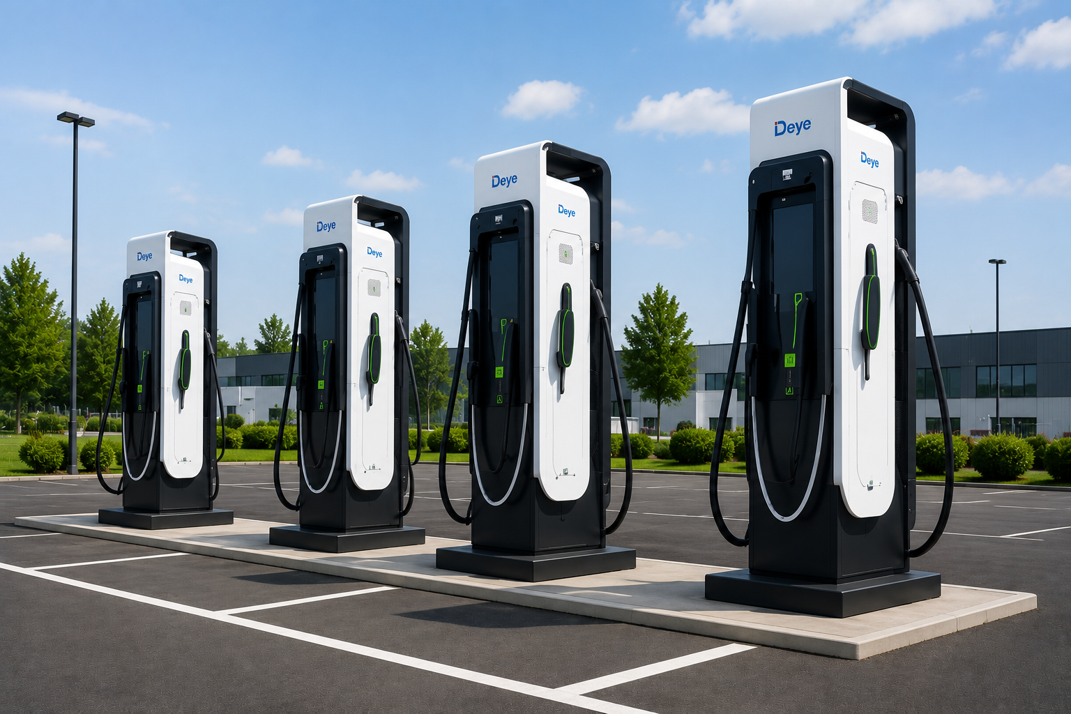 Индустриална EV зарядна инфраструктура