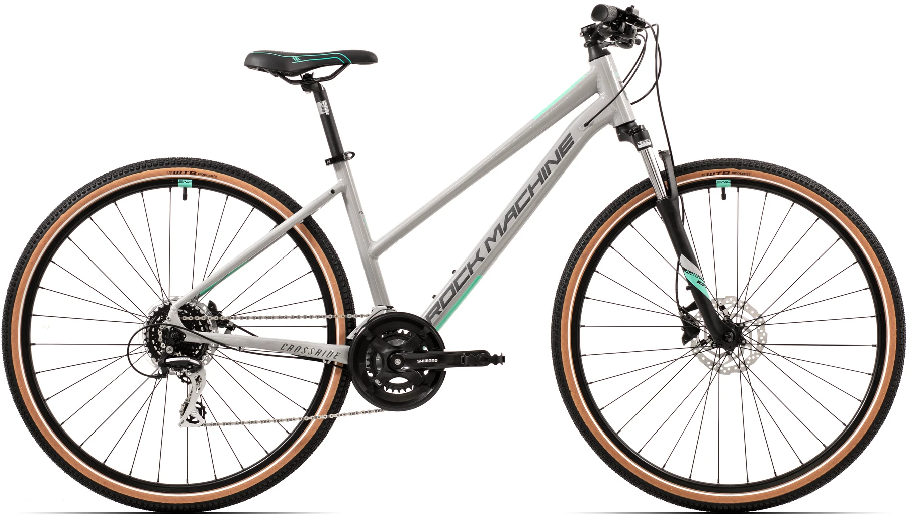Велосипед Rock Machine Crossride 300 Easy Entry Gloss Grey