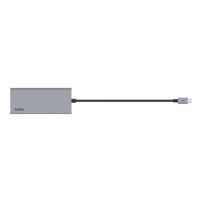Мултипортов адаптер Belkin USB-C 7-в-1 Hub, HDMI 4K, 100W...