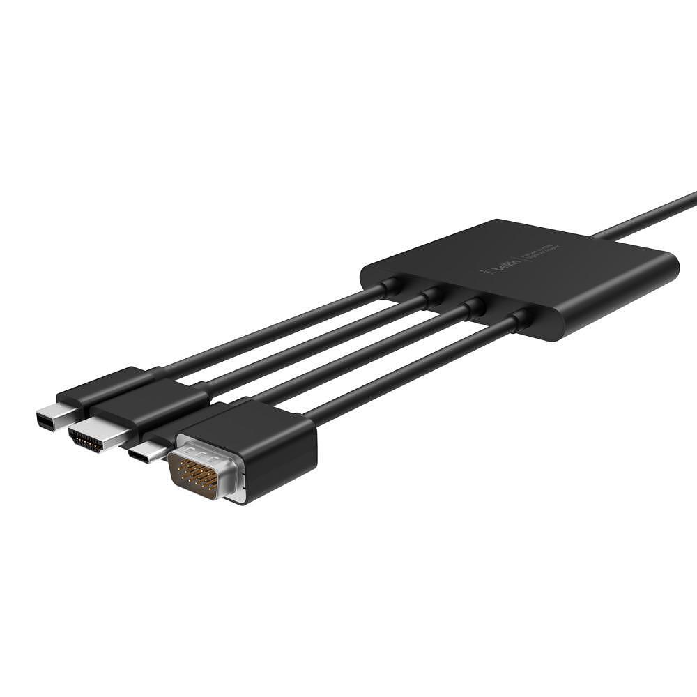 Адаптер Belkin Multiport към HDMI Digital AV, 4K, Черен