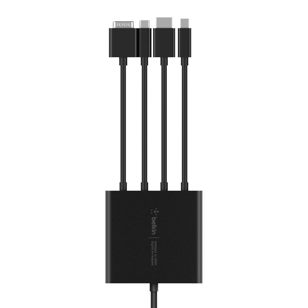 Адаптер Belkin Multiport към HDMI Digital AV, 4K, Черен
