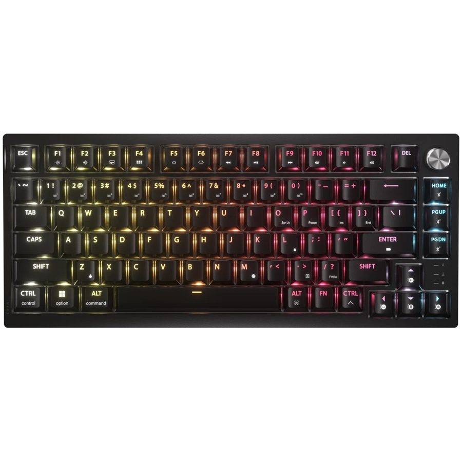 Corsair K65 PLUS WIRELESS TACTILE 75% RGB Mechanical Gaming Keyboard ...