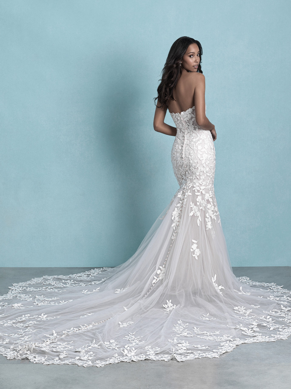 Allure mermaid newest lace Wedding Dress