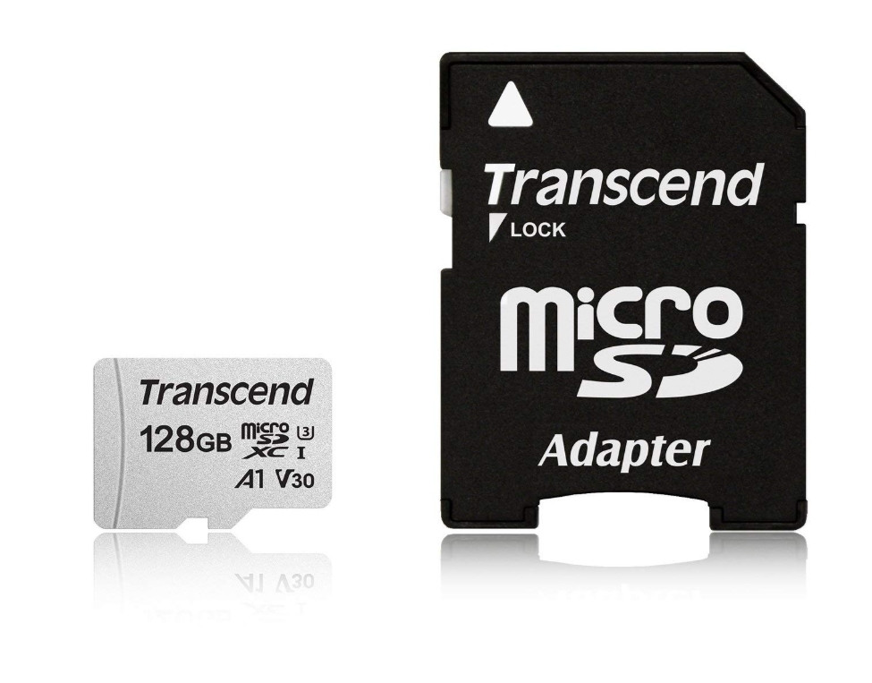 Transcend 128GB microSD UHSI U3A1 (with adapter)